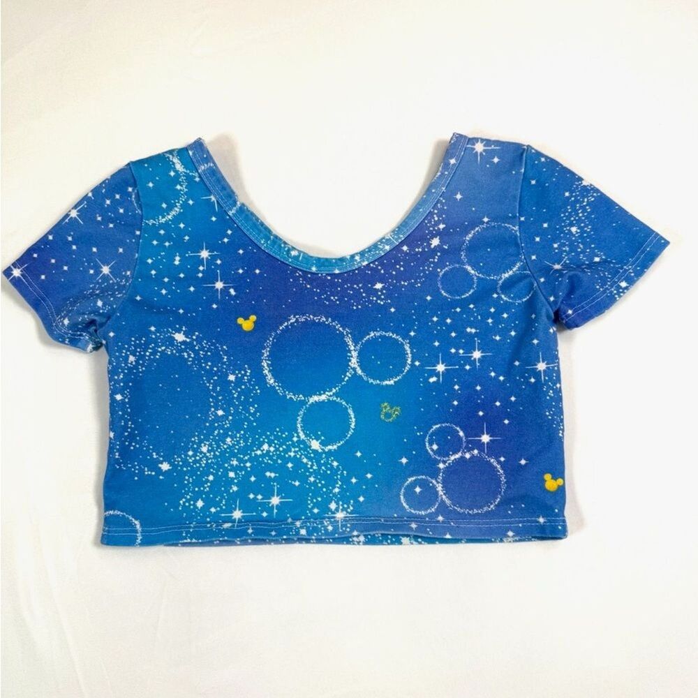 WILD RICH KIDS Girl Star Wars Mickey Crop Top Set 7/8 Galaxy Y2K Inspired - Picture 16 of 16
